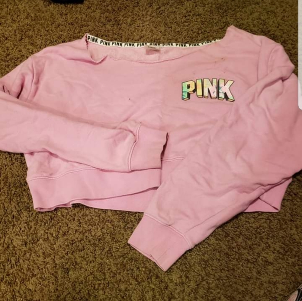 Victoria secret off shoulder crop top